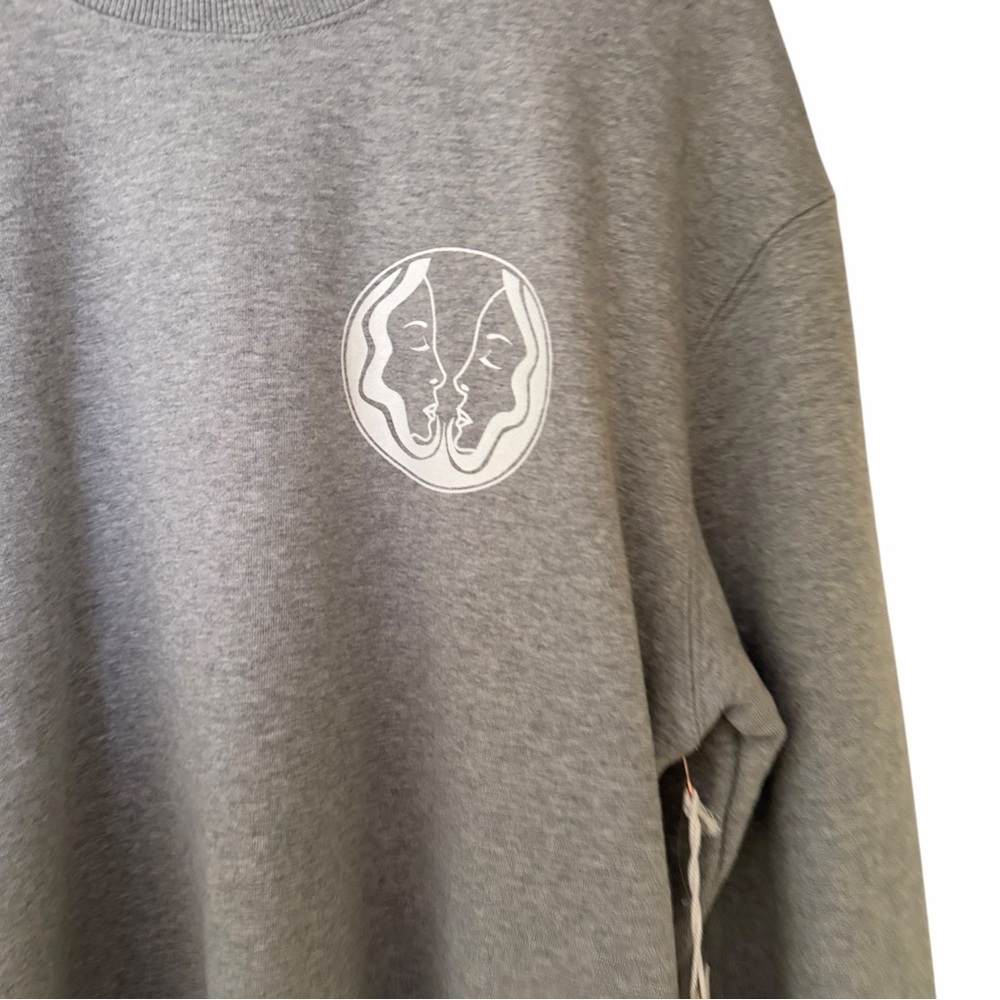 Good American Gray Crew Neck Sweater - Picture 3 of 4